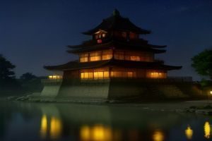 城市建筑高清摄影，现代都市街景夜景图片